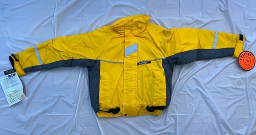Pdf Float Jacket Stearns Type III PFD Flotation Jacket Coat Float Aid NEW - Yellow/Grey ...