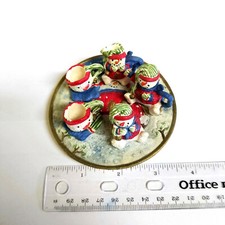 Snowman Holiday Miniature Tea Set
