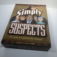 Simply Suspects Board Game - The Game Of Suspicion &