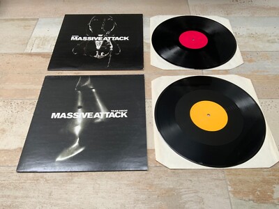 Massive Attack  Tear Drop + Angel  2 x 12  vinyl Virgin 1998 UK  ROBERT DEL NAJA