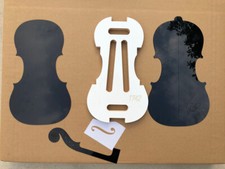 4/4 Violin Neck / F Hole Template Mold Making...