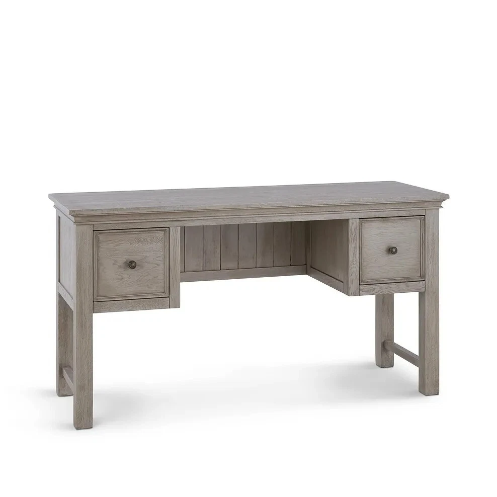 Oak Furnitureland Burleigh Weathered Grey Oak Large Office Desk RRP 399.99