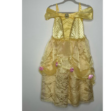 Authentic Disney Store Deluxe Princess Belle Dress 7/8