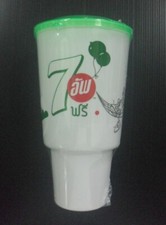 7 UP 2020 THAILAND PLASTIC ناعم DRINK CUP مختوم! MEGA RARE!!!