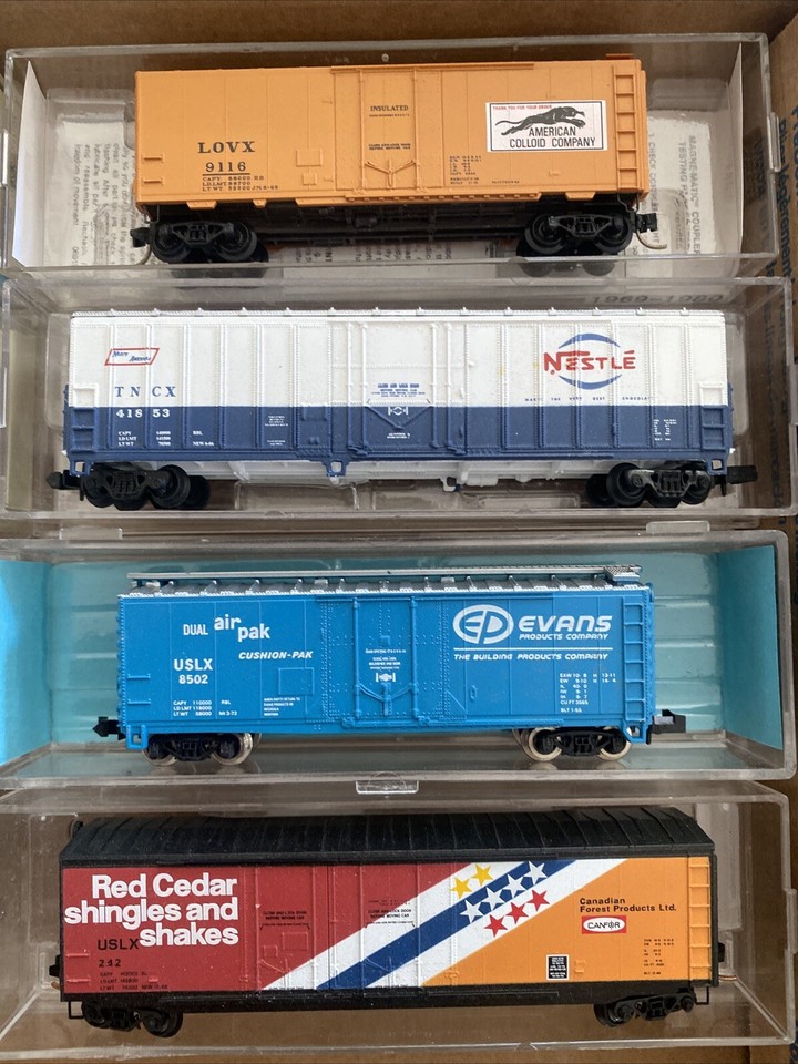 N Scale “Private Owner” Box Car Runner Pack Set TLCX USLX Sugar Meat ...