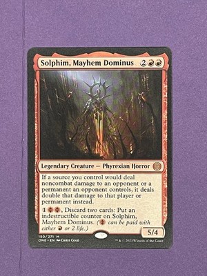 Solphim, Mayhem Dominus - Regular Mythic - ONE 150/271 - Near Mint - MTG  MTG