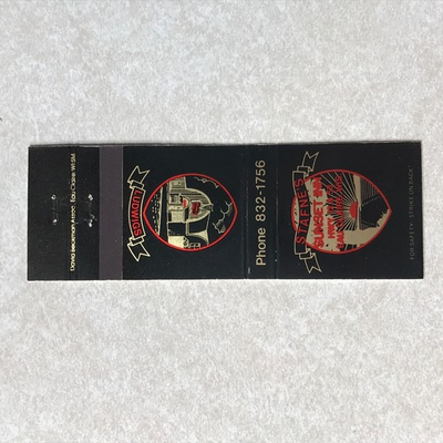 #ad AT2 Matchbook Cover Stayne#x27;s Sunset Inn Ludwigs Eau Claire Wisconsin WI $4.99