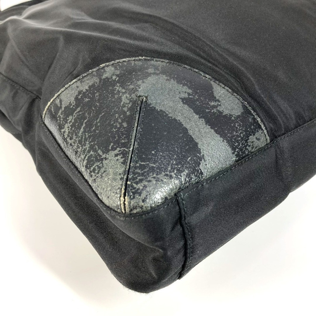 PRADA Triangle Logo Triangular Logo Plate Bag Sho… - image 6