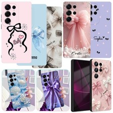 Flexible TPU Case Bowknot Customized Cover For Samsung Galaxy A16 A36 5G S25 S26