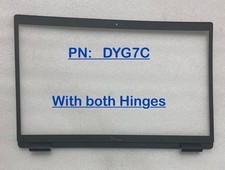 For Dell Latitude 3520 15.6" Front Trim LCD Bezel HD Cam W/ 2 Hinges DYG7C Au N8