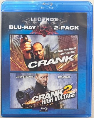 Crank  / Crank 2: High Voltage (Double Feature) (Blu-Ray) (New Sealed)
