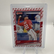 2020 Panini Donruss One Hundred 💯 Emoji /100 Juan Soto #162 Rare SP Nats Padres