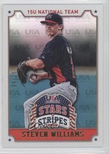 2015 Panini Stars and Stripes Longevity Team Logo Gold 4/25 Steven Williams 1p5