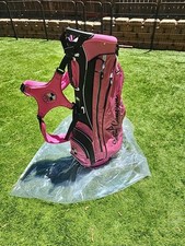New Scotty Cameron 2009 Pink- Stand Bag- "Pinflag" "Crown Crest" Sun Mountain