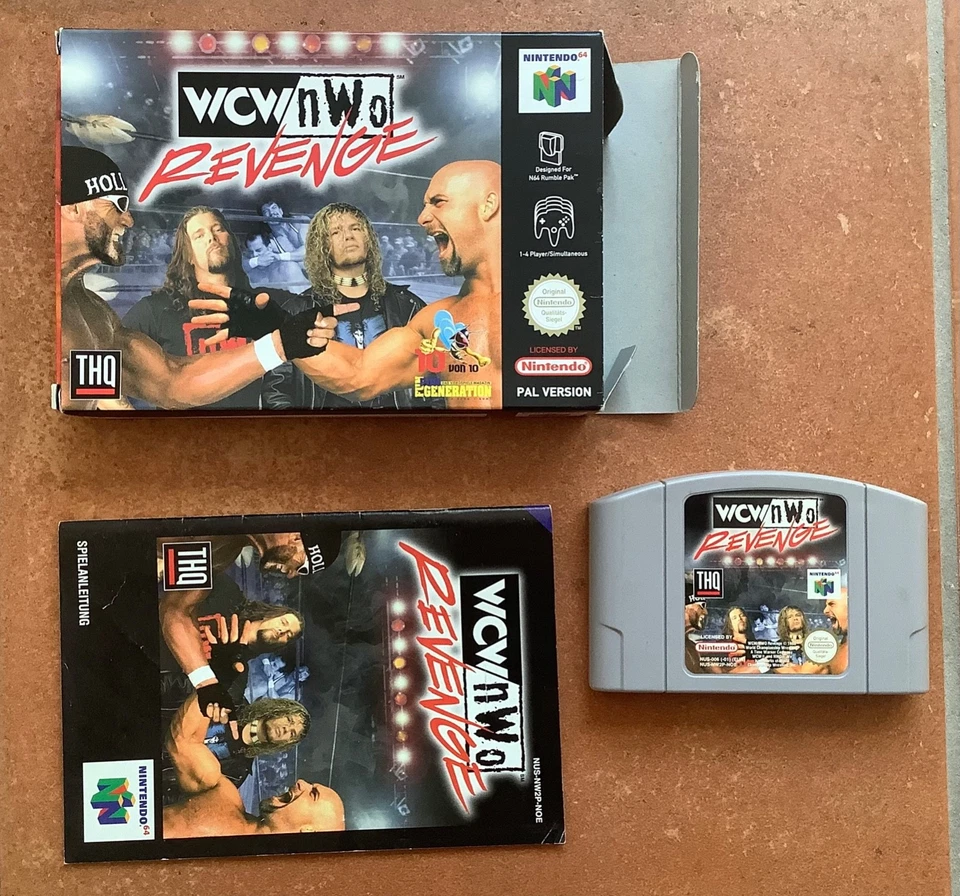 WCW/NWO REVENGE N64, komplett in OVP, Nintendo 64