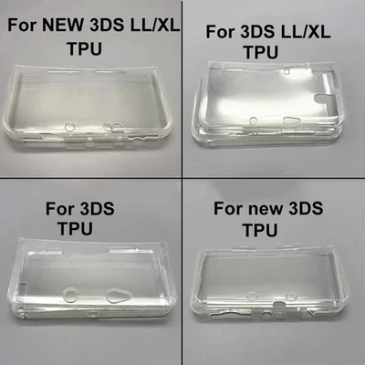 For Nintendo NEW 3DS LL/XL DSL DSi TPU Protective Case Soft Shell Crystal Cover