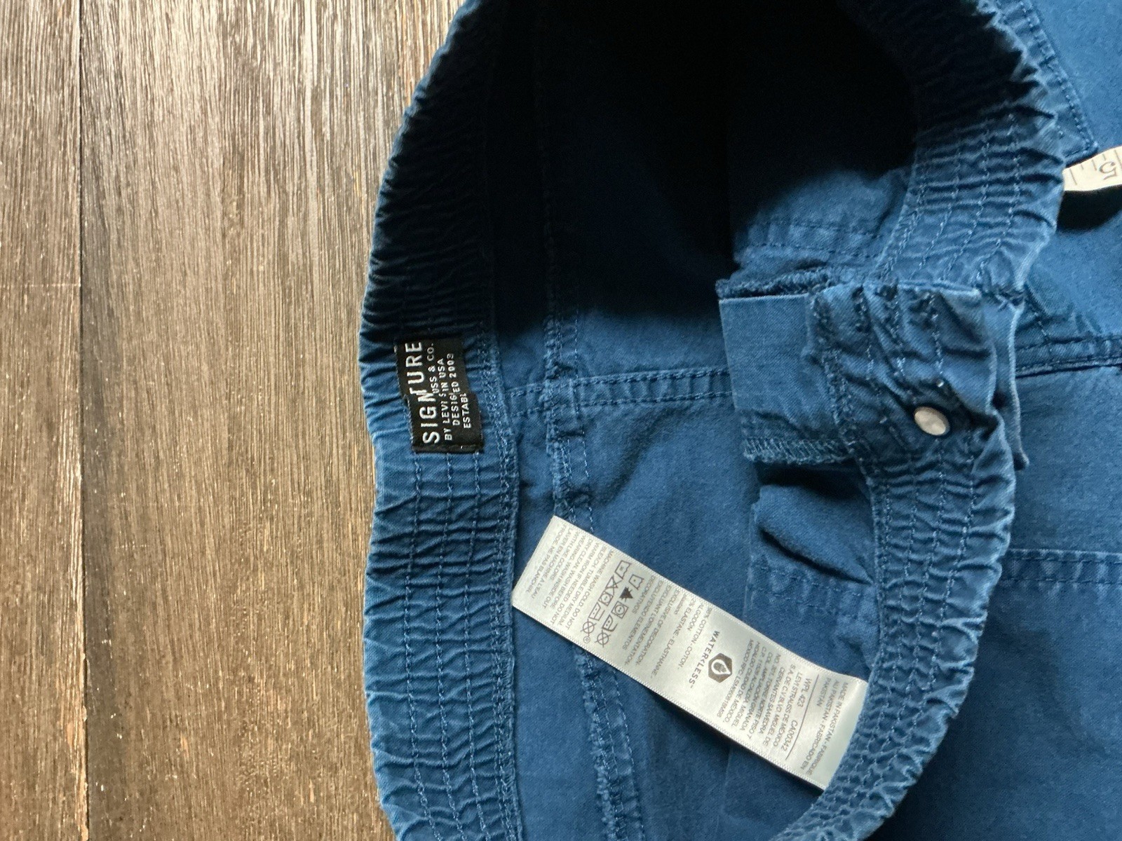 Signature By Levi Strauss Jeans Youth XL Blue Stretch Pants image 8