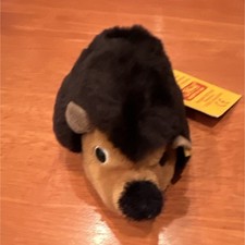 Steiff Hedgehog Small Brown Plush Stuffed Animal Knopf Im Ohr with Tag