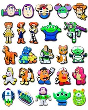 25 40Pcs Shoe Decoration Charms for Clogs Sandals, Cartoon Shoe Accessories C...