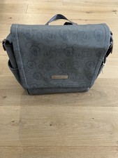 Disney Petunia Pickle Bottom Love Mickey Mouse Diaper Boxy Bag Backpack Gray New