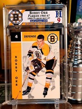 BOBBY ORR 1995 PARKHURST 1966-67 Parkies BOSTON BRUINS #7 LEGEND HHA 9