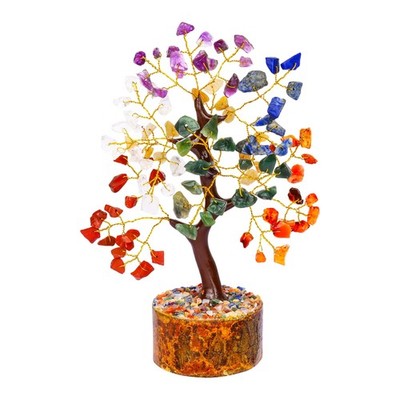 SUBSH Chakra Baum - Heilkristall - Kristalle und ['gelb', 'rot'] 