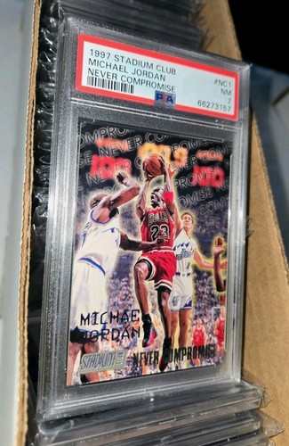 Michael Jordan #NC1 — 1997 Stadium Club Never Compromise basketball card