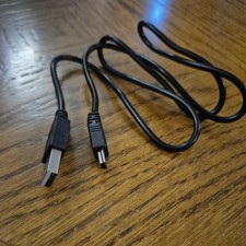 2 x 75cm USB Mini 2.0 24AWG Hi-Speed A to mini-B 5 pin Cable Power/Data
