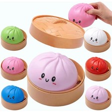 Large Squishy Dumpling Mystery Toy Sensory Stress Relief Squeeze Bun Kids Gift