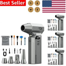 Electric Air Duster Powerful Cordless 150000RPM 4-Speed Rechargeable PC Keybo...