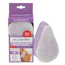 Spongeables Anti-Cellulite Body Wash in a Sponge, Moisturizer and Exfoliator, 20