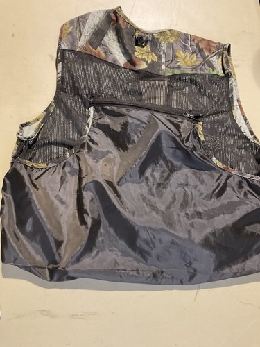 Master Sportsman Men's Size 2XL Turkey Hunting Vest Camouflage Zip Back - Picture 7 of 7