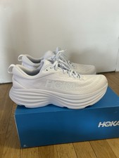 Size 12 - Hoka One One Bondi 8 White Womens