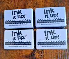 4 x Ink It Up! Black stamp pads