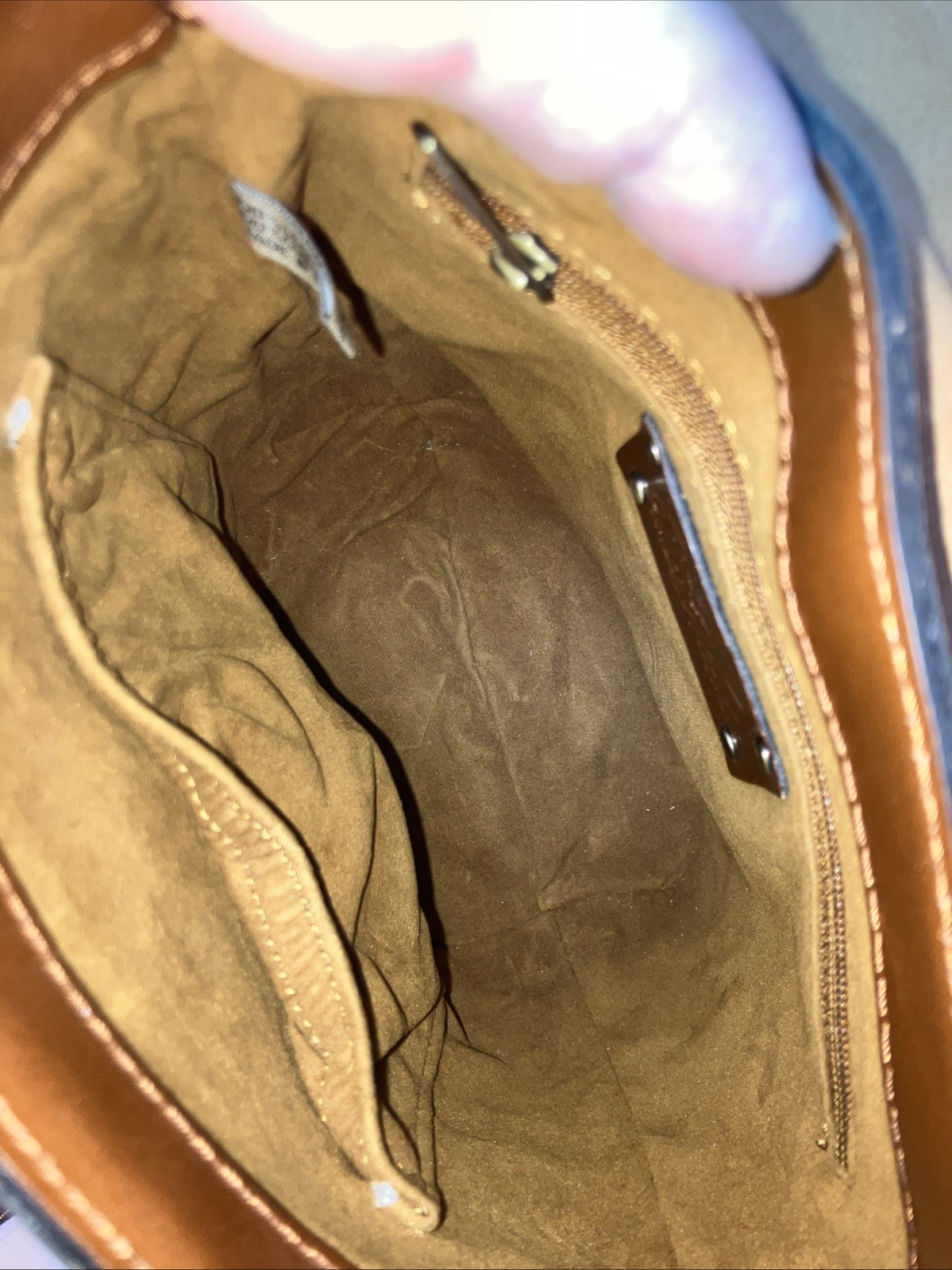 Patricia Nash Small Leather Crossbody Purse Paisley Print