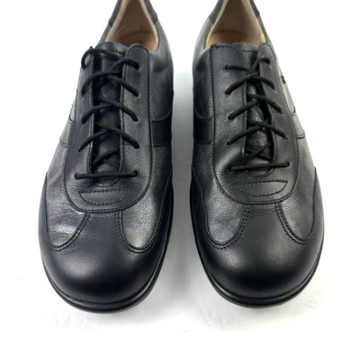 Finn Comfort Shoes Womens 9 Oxford Lace Up Black Leather Comfort Unisex Mens 7