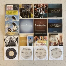 Charles F Stanley Mixed Lot Of 22 CD/DVD Audi...