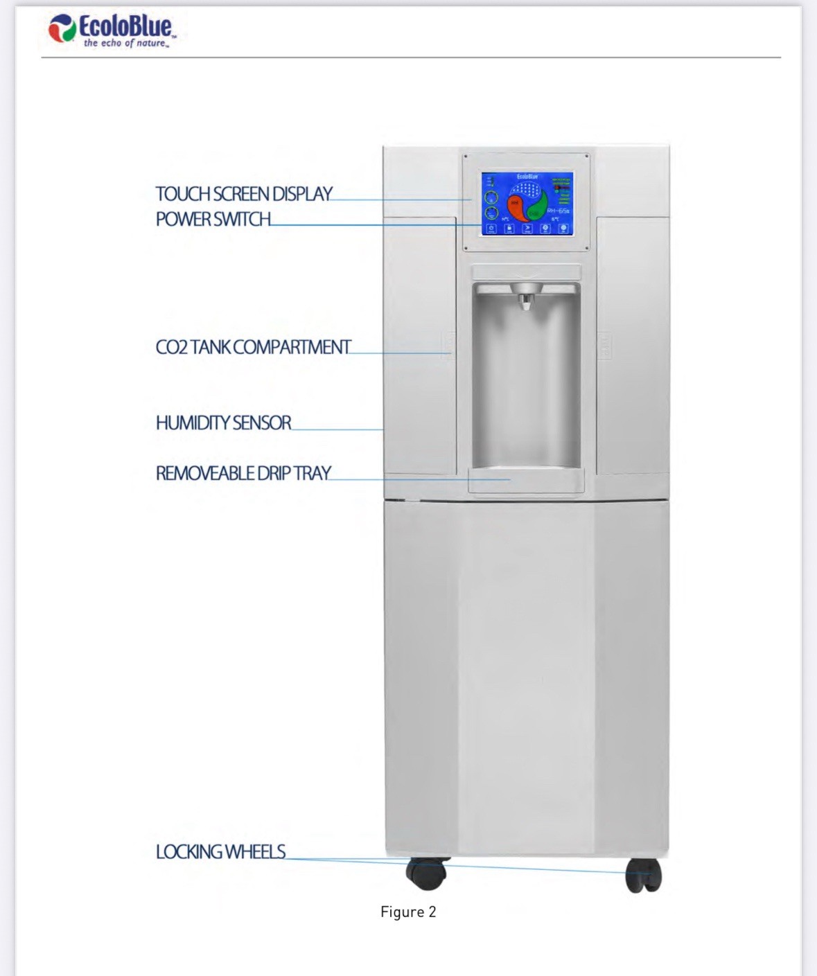 EcoloBlue 30 Atmospheric Water Generator- Make Water From Air-Working Condition