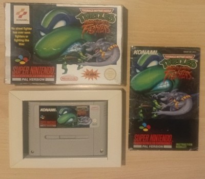SNES PAL - Turtles Tournament Fighters - Super Nintendo - OVP & Komplett TMNT