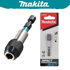 Makita E-08791 Impact Black Magnetic Bit Holder 60mm 1/4" Hex Driver Adapter