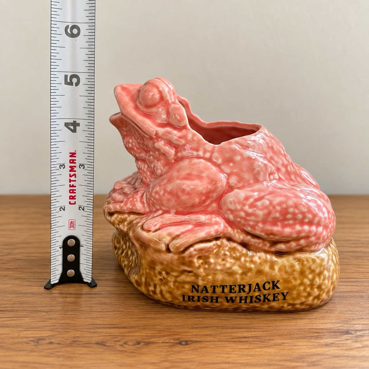 Natterjack Irish Whiskey Ceramic Pink Frog Toad Cocktail Mug Barware ...