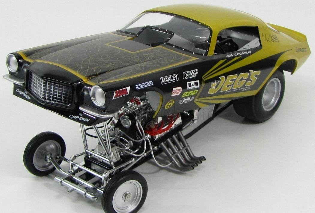 Camaro 1970 dragster miniature Auto World AW1160 voiture de collection américaine 1:18