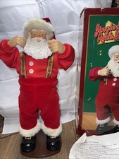 Jingle Bell Rock Santa Dancing Singing 1st Ed. 1998 Original Box Vintage Works
