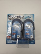 Nicorette Lozenge Stop Smoking Aid Coated Ice Mint 4mg 80 Lozenges 02/28