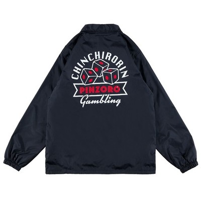 【Kenji Ishida】8 YARDS フルジップジャケット XL Kaiji: The Great Kaiji Exhibition Chinchirorin Coach Jacket Black