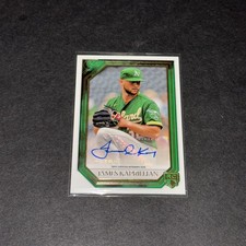 2021 Topps Gallery Rookie Auto Green /99 James Kaprielian #RA-JKA Auto RC