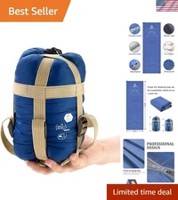 All-Season Envelope Sleeping Bag - Versatile for Camping, Hiking & Backpacking