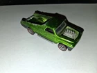 1969 Hot Wheels Redline Seasider Green Dark Interior with Reproduction Boat