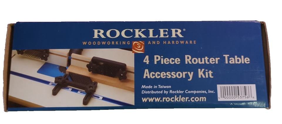 Rockler Router Table wood working Accessory Kit 4-Piece- New Open Box ...