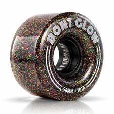 Glow Battery-Free LED Light Up Roller Skate Wheels, Indoor Quad Skate Wheels,...